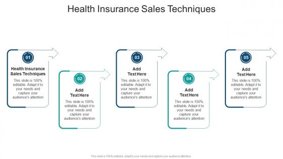 Health Insurance Sales Techniques In Powerpoint And Google Slides Cpb