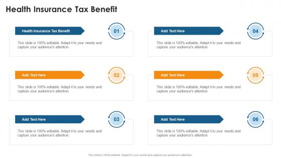 Health Insurance Tax Benefit In Powerpoint And Google Slides Cpb