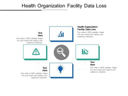 Health organization facility data loss ppt powerpoint presentation layouts background cpb