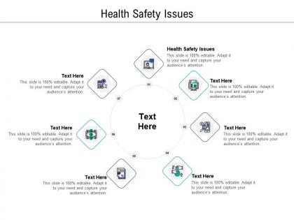 Health safety issues ppt powerpoint presentation ideas graphics design cpb