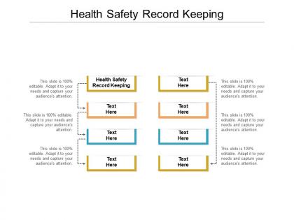 Health safety record keeping ppt powerpoint presentation infographic template cpb