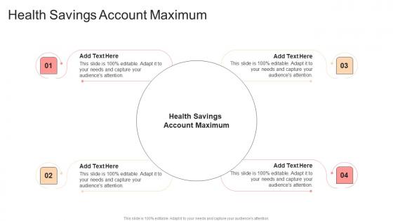 Health Savings Account Maximum In Powerpoint And Google Slides Cpb