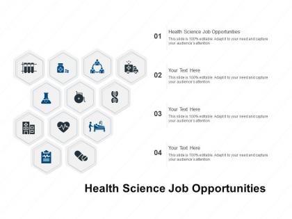 Health science job opportunities ppt powerpoint presentation professional portrait