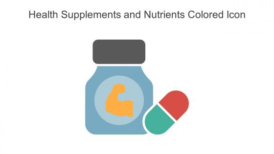 Health Supplements And Nutrients Colored Icon In Powerpoint Pptx Png And Editable Eps Format