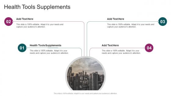 Health Tools Supplements In Powerpoint And Google Slides Cpb