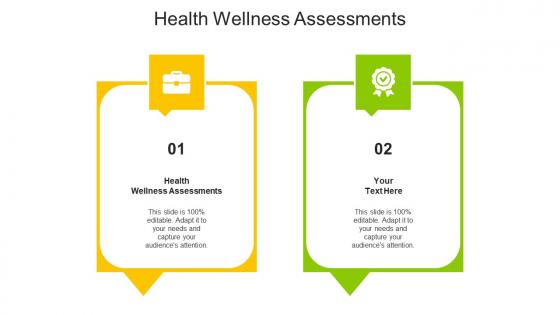 Health wellness assessments ppt powerpoint presentation file background designs cpb