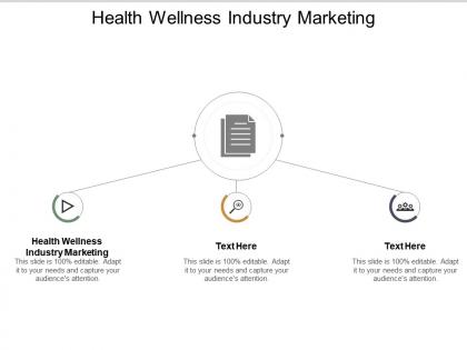 Health wellness industry marketing ppt powerpoint presentation example introduction cpb