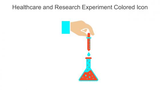 Healthcare And Research Experiment Colored Icon In Powerpoint Pptx Png And Editable Eps Format