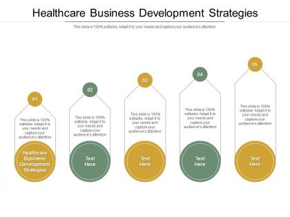 Healthcare business development strategies ppt powerpoint presentation model example cpb