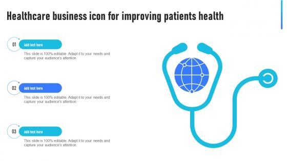 Healthcare Business Icon For Improving Patients Health