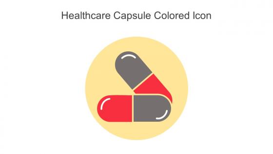 Healthcare Capsule Colored Icon In Powerpoint Pptx Png And Editable Eps Format