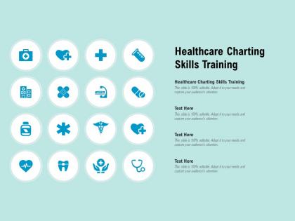 Healthcare charting skills training ppt powerpoint presentation pictures guide