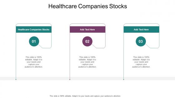 Healthcare Companies Stocks In Powerpoint And Google Slides Cpb