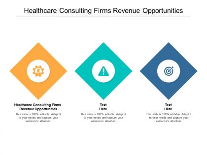 Healthcare consulting firms revenue opportunities ppt powerpoint presentation gallery example topics cpb