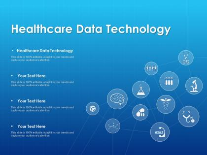 Healthcare data technology ppt powerpoint presentation portfolio aids