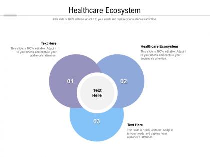 Healthcare ecosystem ppt powerpoint presentation information cpb