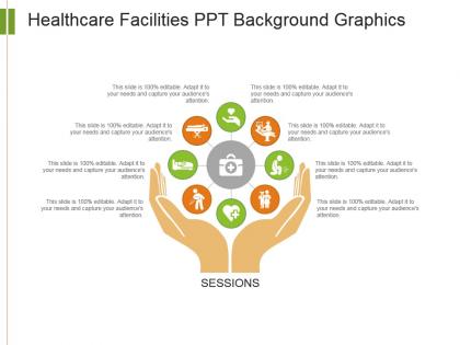 Healthcare facilities ppt background graphics