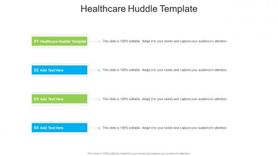 Healthcare Huddle Template In Powerpoint And Google Slides Cpb