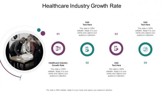 Healthcare Industry Growth Rate In Powerpoint And Google Slides Cpb