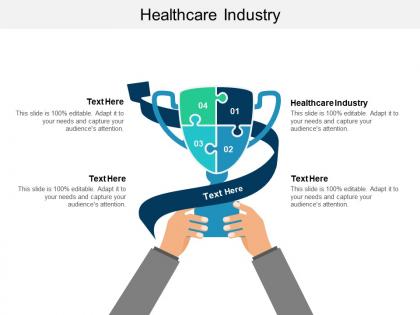 Healthcare industry ppt powerpoint presentation slides design ideas cpb
