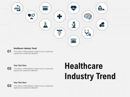 Healthcare industry trend ppt powerpoint presentation ideas graphic tips