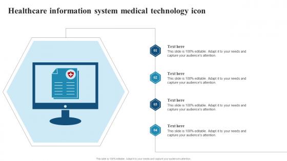 Healthcare Information System Medical Technology Icon