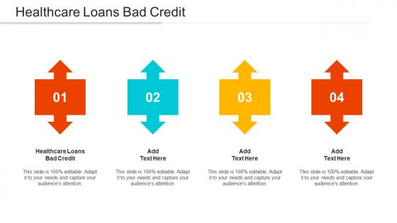 Healthcare Loans Bad Credit Ppt Powerpoint Presentation Slides Inspiration Cpb