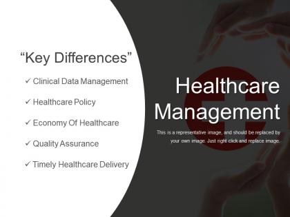 Healthcare management presentation slides