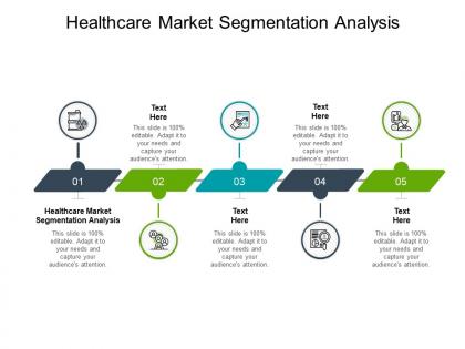 Healthcare market segmentation analysis ppt powerpoint presentation infographic template templates cpb