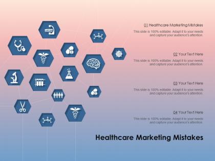 Healthcare marketing mistakes ppt powerpoint presentation gallery slide