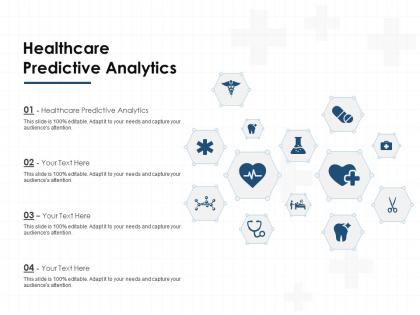 Healthcare predictive analytics ppt powerpoint presentation icon slides