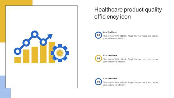 Healthcare Product Quality Efficiency Icon