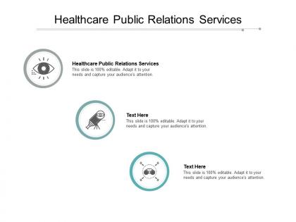 Healthcare public relations services ppt powerpoint presentation summary cpb