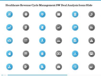 Healthcare revenue cycle management sw deal analysis icons slide ppt powerpoint presentation file