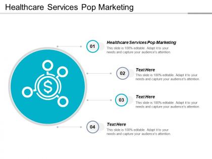 Healthcare services pop marketing ppt powerpoint presentation portfolio designs cpb