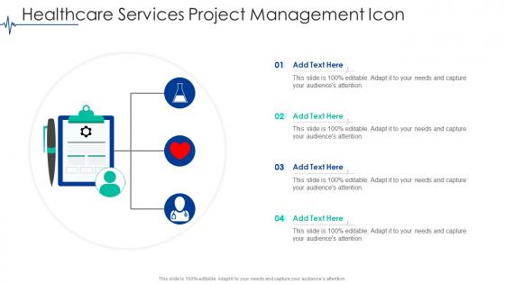 Healthcare Services Project Management Icon