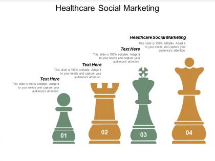 Healthcare social marketing ppt powerpoint presentation file grid cpb