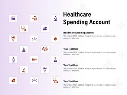 Healthcare spending account ppt powerpoint presentation icon aids