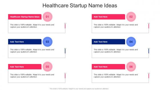 Healthcare Startup Name Ideas In Powerpoint And Google Slides Cpb