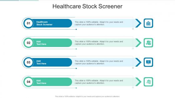 Healthcare Stock Screener In Powerpoint And Google Slides Cpb