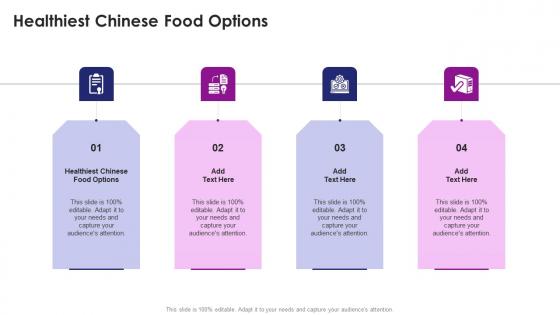 Healthiest Chinese Food Options In Powerpoint And Google Slides Cpb