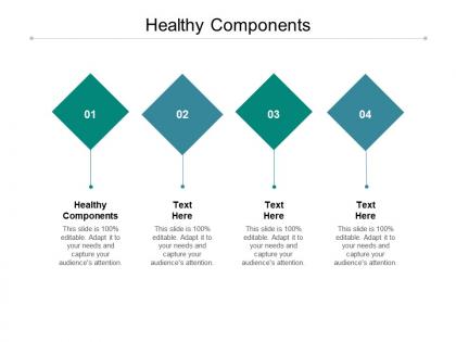Healthy components ppt powerpoint presentation infographics graphic images cpb