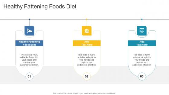 Healthy Fattening Foods Diet In Powerpoint And Google Slides Cpb