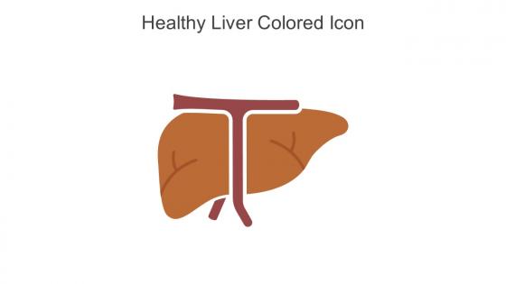 Healthy Liver Colored Icon In Powerpoint Pptx Png And Editable Eps Format