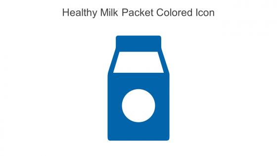 Healthy Milk Packet Colored Icon In Powerpoint Pptx Png And Editable Eps Format