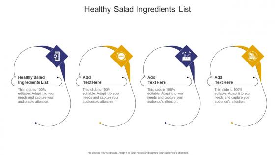 Healthy Salad Ingredients List In Powerpoint And Google Slides Cpb