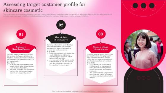 Healthy Skincare Cosmetic Assessing Target Customer Profile For Skincare Cosmetic BP SS