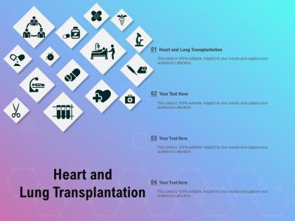 Heart and lung transplantation ppt powerpoint presentation professional topics