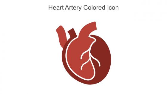 Heart Artery Colored Icon In Powerpoint Pptx Png And Editable Eps Format