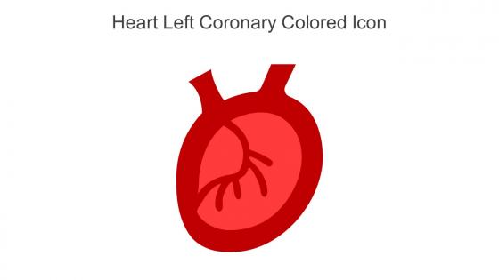 Heart Left Coronary Colored Icon In Powerpoint Pptx Png And Editable Eps Format